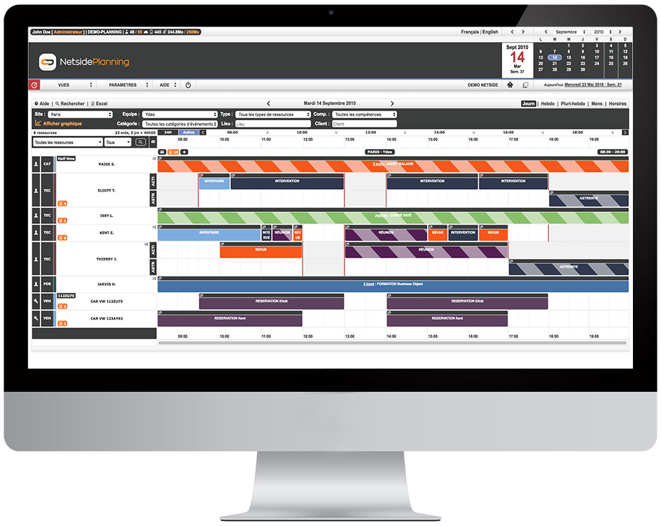 Planning management application with Netside Planning